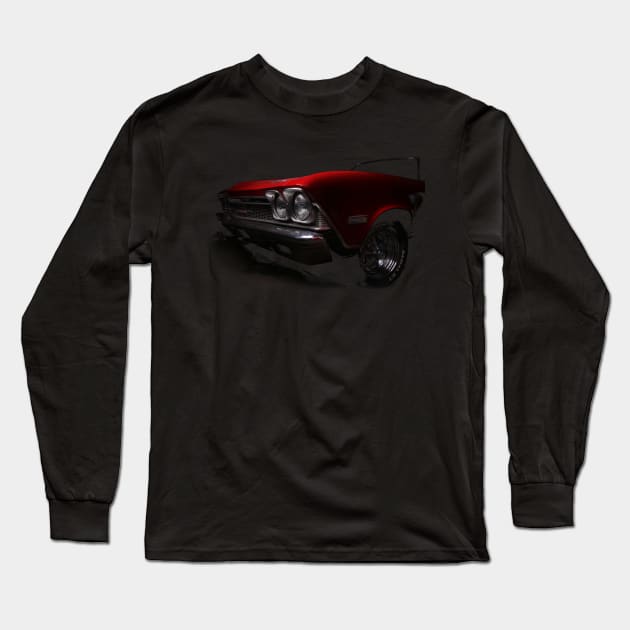 1968 Chevy Chevelle detail Long Sleeve T-Shirt by mal_photography